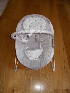 red kite gold wave luxury wooden reclining baby bouncer chair