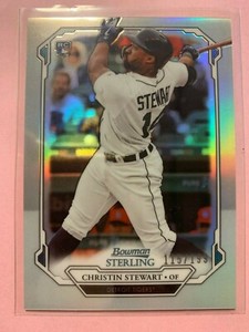 A2430 - 2019 Bowman Sterling Rookies Refractors #BSR56 Christin Stewart/199