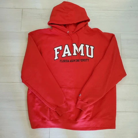 Florida AM University Champion Hoodie Pullover Red Men's Size 3XL Cover