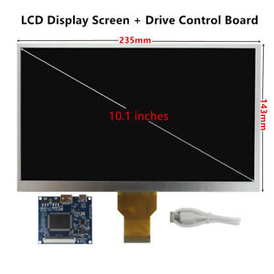 10.1 Inch LCD Screen + Driver Board HDMI-Compatible For Raspberry Pi 1 2 3 PC