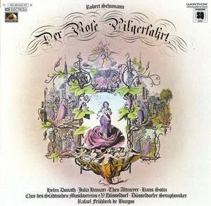 2LP Box Quadro SCHUMANN Der Rose Pilgerfahrt DONATH HAMARI ALTMEYER BURGOS NM - Picture 1 of 3
