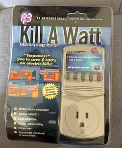 NEW Sealed P3 International Kill-A-Watt Electricity Usage Monitor P4400 120V - Picture 1 of 2