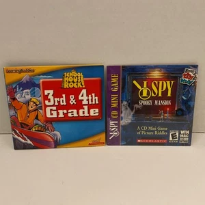 Lot Of 2 Computer Learning Games - School House Rock & I Spy - Picture 1 of 7