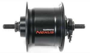 Dinamo de buje Shimano DHC3000 - 100 mm, 32 agujeros, negro, eje completo - Imagen 1 de 1