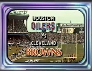 NFL Playoffs 1988 - Houston Oilers vs Cleveland Browns DVD clásico - Imagen 1 de 5