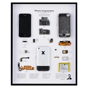 Kunst für iPhone 1. zerlegt Artwork Display, gerahmte Generation Teile Disp... - Bild 1 von 4