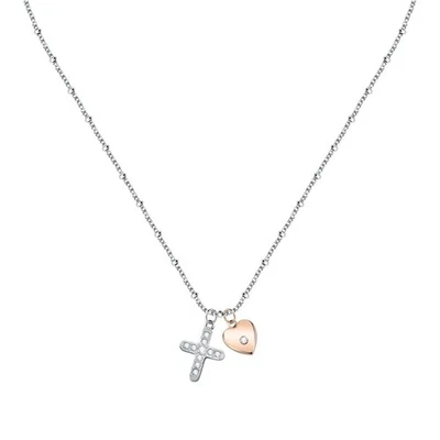 Collana MORELLATO donna Passioni croce strass / cuore - Immagine 1 di 4