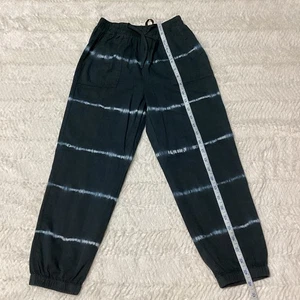 Mädchen Hayden anthrazit Tye-Dye Baumwolle Jogginghose Jogginghose Mädchen Medium Hose - Bild 1 von 5
