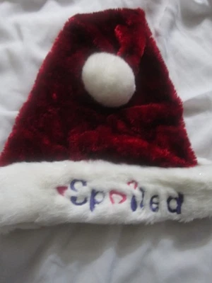 Sombrero de Papá Noel ajustable de Navidad Dan Dee mimado Foto 1 de 4