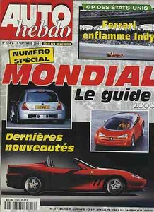 HEBDO AUTO Nr. 1258 vom 27. September 2000 GP USA Automobil-Weltmeisterschaft - Bild 1 von 1