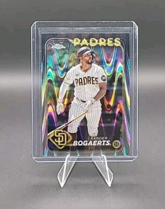 2024 Topps Chrome Xander Bogaerts Raywave Parallel #32 Padres - Picture 1 of 2