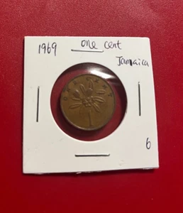 1969 JAMAICA ONE CENT COIN - NICE WORLD COIN !!! - Picture 1 of 2