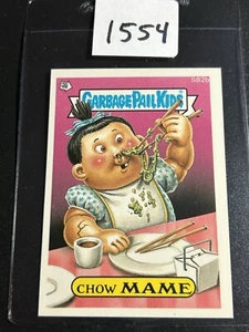 1988 Topps Garbage Pail Kids Card GPK Series 15 OS15 582b Chow Mame NDC Near MT - Picture 1 of 3