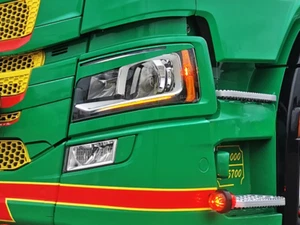 Decoration Evil Eye Headlight Eyebrows for Scania R S 2017+ Next Gen - Picture 1 of 3