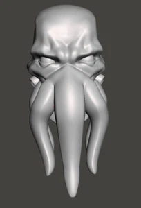 Illithid Mind Flayer v2 custom print head for 4" 6" 7" 12" action figures - Picture 1 of 1