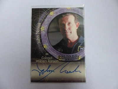 Stargate SG-1 Autograph Card A111 John Novak as Colonel William Ronson - Image 1 of 3