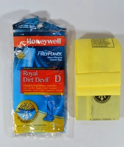 2 Honeywell Royal Dirt Devil Vacuum Bags, Type D (H22255) - Picture 1 of 4
