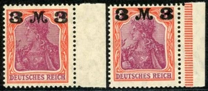 DR Mi.-Nr. 155 I a + 155 II a SR postfrisch, geprüft. - Bild 1 von 1