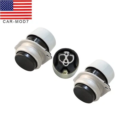 For Audi Q7 VW  04-17 Touareg Pair Engine Motor Mounts W/ Trans Mount 7L8199131A — 第 1/4 张图片