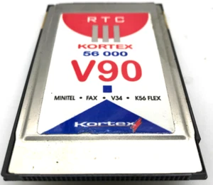 KORTEX PCMCIA 56Kbps V.90 56K Data / FAX MODEM PC CARD Model : 0560X #WL89 - Bild 1 von 4