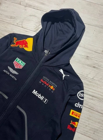 Mens Puma Red Bull Racing Soft Shell Jacket Aston Martin Mobil1 F1 Size S Small Cover