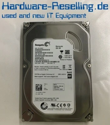 Seagate Dell SATA III 6GB/S 3,5 250GB 7200RPM 16MB ST250DM000 1BD141-500 0YVMKX - Immagine 1 di 2