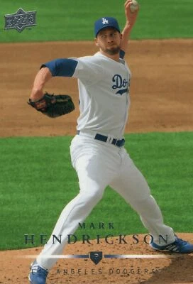 #103 Mark Hendrickson Los Angeles Dodgers 2008 Upper Deck Series 1 Baseball Card - Image 1 of 2