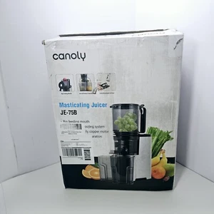 Canoly JE-75B 50RPM Cold Pressed Masticating Juicer BPA Free Low Noise Copper - Picture 1 of 10