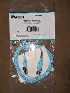 FZ2ERQ1Q1NNM002 OM4 Multimode Patch Cord - LC to LC Push Pull - Picture 1 of 2