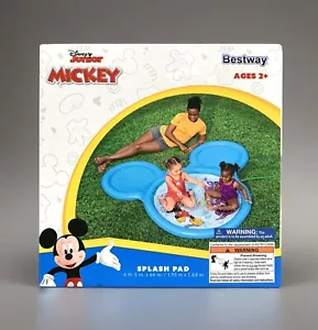 NEW Disney Junior Mickey & Minnie Mouse Head Shaped Inflatable Water Splash Pad - Picture 1 of 4