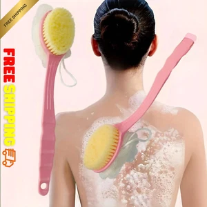 Neue Badebürste mit langem Griff und weichen Borsten Rückenschrubber für Dusche - Bild 1 von 5