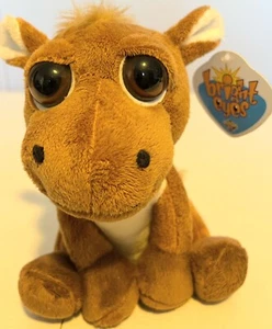 Petting Zoo Horse Plush 7" Big Eyes Brown White Stuffed Animal Toy 2010 - Picture 1 of 4