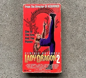 Lady Dragon VHS 90s Action Martial Arts Cynthia Rothrock Imperial Revenge OOP - Bild 1 von 6