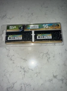 SP Dual Channel Kit 32GB (2x16GB) DDR4-3200 CL22 RAM Memory SP016GBSFU320X02 - Picture 1 of 4