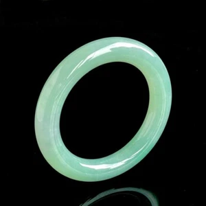 【KATHY JADE】Brazalete Brazalete Jade Jade Jade Verde Esmeralda《55mm》《Grado A》 - Imagen 1 de 2