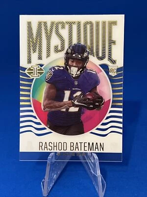 2021 Panini Illusions Rashod Bateman Mystique Rookie Card RC Baltimore Ravens - Image 1 of 2