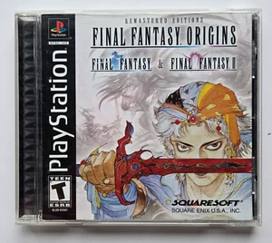 Final Fantasy Origins FF1&2 (PlayStation 1, PS1) - Black Label - Picture 1 of 11