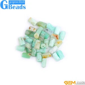 Natural Assorted Gemstone Faceted Tube Column Beads for Jewelry Making 8x12mm - Picture 1 of 192