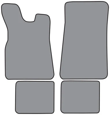 Alfombra Cutpile Logo 4 piezas para Nissan 720 1986 cabina extendida Foto 1 de 2