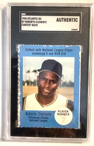 Roberto Clemente 1968 Atlantic Oil #7 Play Ball SGC Authentic ….Sale!!! - Picture 1 of 2