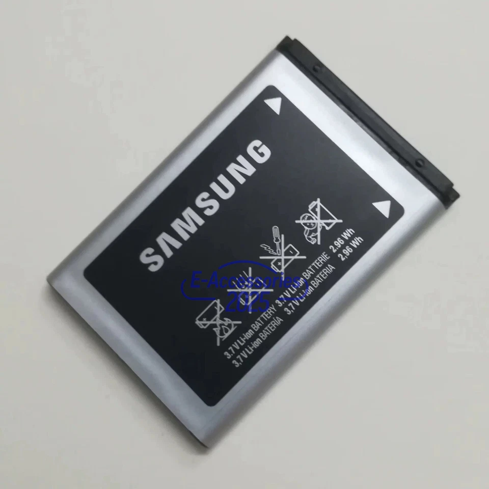 3.7 V Li-ion Samsung Battery 3.55Wh, AB463651BU, 960mAh for GT-S5510T Cell Phone - Bild 1 von 1