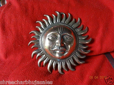Holy Tribal Hindu God Lord Surya Sun Deva Hanging Home Office Shop Car Gift #4 - Image 1 of 4
