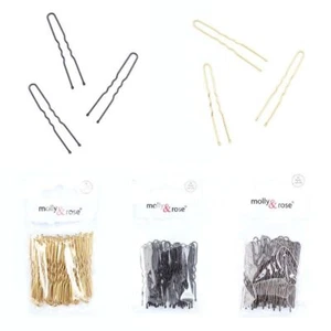 36er Set gewellte Haarnadeln U-Biegung Styling Clips Folien 4,5 cm - Zubehör - Bild 1 von 15