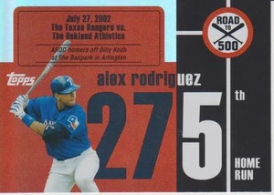Tarjeta Alex Rodriguez 2007 Topps "Road To 500" Rangers - Imagen 1 de 1