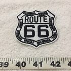 Route 66 Hwy Sign Travel History Iron On Patch Black On White New