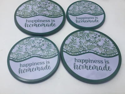 4 Cubiertas Quemador Estufa Eléctrica HAPPINESS IS CASERA Decorativas 2(8”) y 2(10”) Foto 1 de 4