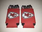 Kansas City Chiefs Nfl Collapsible Can Koozie ( Set Of Two )