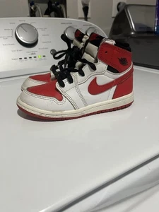 Nike Air Jordan 1 Retro High OG Heritage Red AQ2665-161 Kleinkind Größe 10C Originalverpackt - Bild 1 von 8