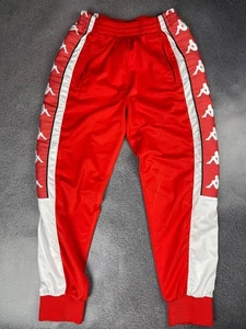 Pantalone uomo Kappa atletico rosso monogramma taglia S - Foto 1 di 4