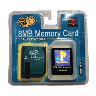 Mad Catz 8MB Memory Card PlayStation 2 Magic Gate SLUH-00069 New Sealed  - Image 1 of 4